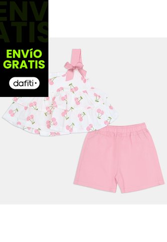 Conjunto Para Niña Bubblegummers Blanco Minita Bubblegummers