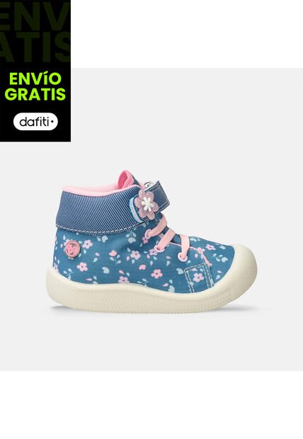 Tenis Bebé Para Niña Bubblegummers Azul Silvi