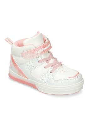 Tenis Casuales Blanco-Rosado Bubblegummers Quintanilla Niña