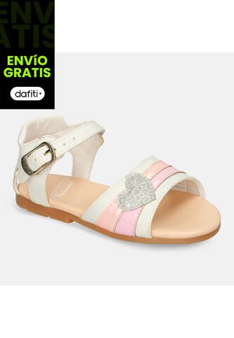 Sandalias Bebé Para Niña Bubblegummers Blanco Solange Bubblegummers