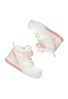 Tenis Casuales Blanco-Rosado Bubblegummers Quintanilla Niña