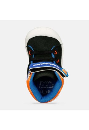 Tenis Bebé Para Niño Bubblegummers Negro-Miel Salmon
