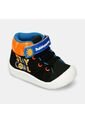 Tenis Bebé Para Niño Bubblegummers Negro-Miel Salmon de Bubblegummers