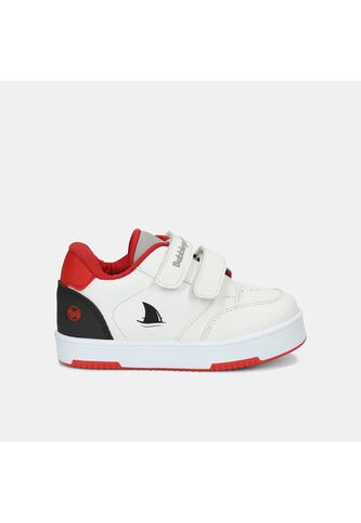 Tenis Infantil Para Niño Bubblegummers Blanco Tagendu Court Bg 22-25 Bubblegummers