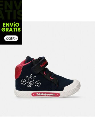 Tenis Bebé Para Niña Bubblegummers Azul-Fucsia Sophia Bubblegummers