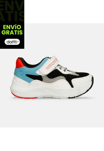 Tenis Infantil Para Niño Bubblegummers Blanco Sumir Bubblegummers