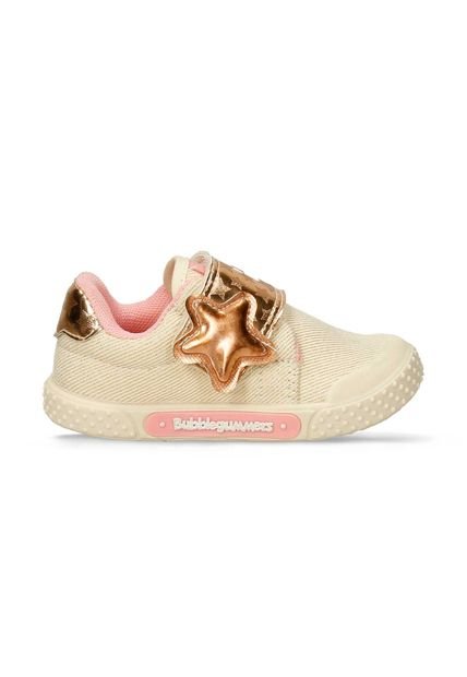 Tenis Casuales Champaña-Lila Bubblegummers Panny Niña
