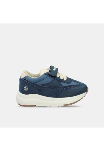 Tenis Infantil Para Niño Bubblegummers Azul Tutor Thomas 22-25 Bubblegummers