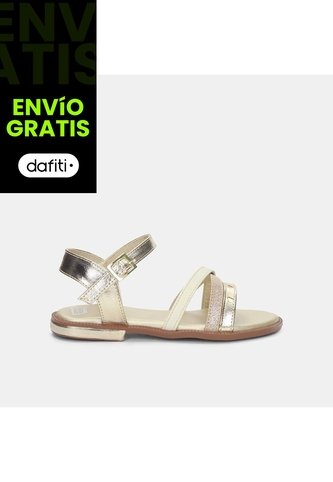 Sandalias Para Niña Bubblegummers Gris Bosny Junior Girls 6 + Bubblegummers