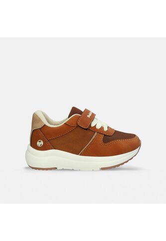 Tenis Junior Para Niño Bubblegummers Café Tablero Jogging Bg 30-33 Bubblegummers