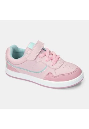 Tenis Con Luces Infantil Para Niña Bubblegummers Blanco Ultramar 22-25