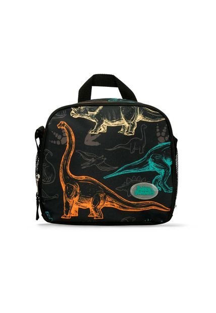 Lonchera Negro-Naranja Bubblegummers Facun Niño