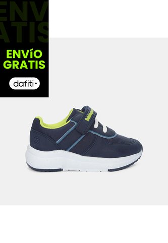 Tenis Para Niño Bubblegummers Azul Albert Jogging Bg First Step Boys 1 + Bubblegummers