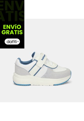 Tenis Para Niño Bubblegummers Azul Albert Jogging Bg First Step Boys 1 + Bubblegummers