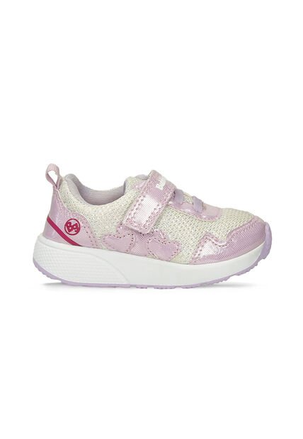 Tenis Bebé Para Niña Bubblegummers Lila-Gris Roxa