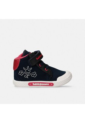 Tenis Bebé Para Niña Bubblegummers Azul-Fucsia Sophia