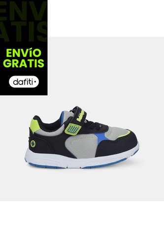 Tenis Para Niño Bubblegummers Multicolor Soft Walker Bubblegummers