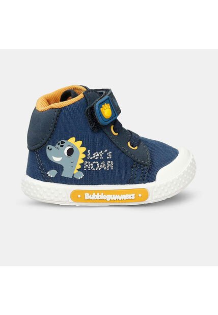 Tenis Bebé Para Niño Bubblegummers Negro-Gris Raiden