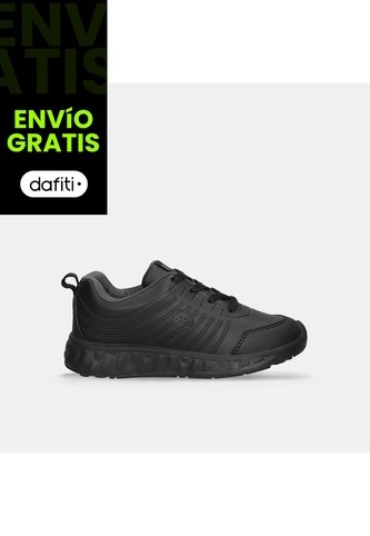 Tenis Escolar Infantil Para Niños Bubblegummers Negro Jalapeño Bubblegummers