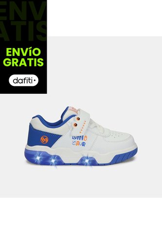 Tenis Con Luces Para Niño Bubblegummers Multicolor Gunter Bubblegummers