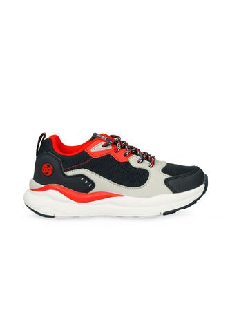 Tenis Infantil Para Niño Bubblegummers Deportivos Azul-Rojo Reik Bubblegummers