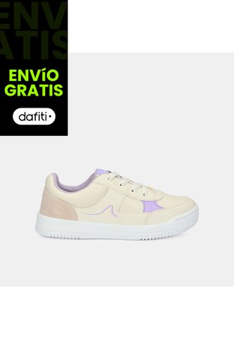 Tenis Para Niña Bubblegummers Beige Voladora Maelo Bubblegummers