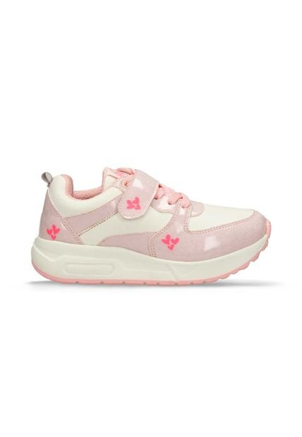 Tenis Casuales Rosado-Blanco Bubblegummers Naranja Niña