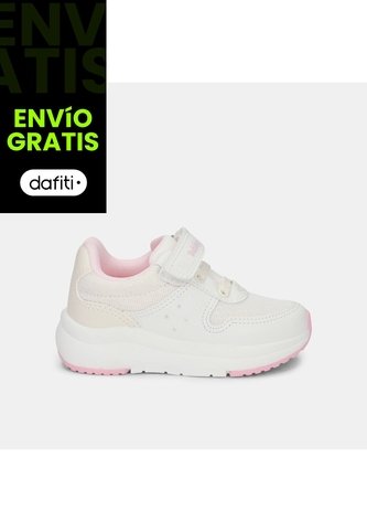 Tenis Para Niña Bubblegummers Beige Vika Jogging Bg First Step Girls 1 + Bubblegummers