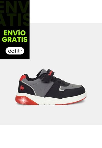 Tenis Con Luces Para Niño Bubblegummers Humo Dakar Bubblegummers