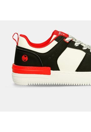Tenis Infantil Para Niño Bubblegummers Blanco-Negro Seguro