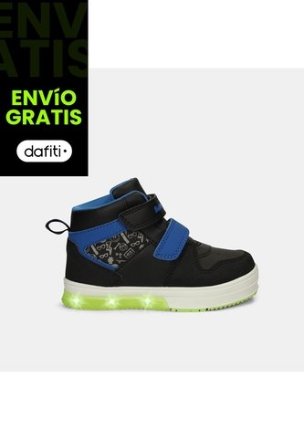 Tenis Con Luces Para Niño Bubblegummers Multicolor Neon Bubblegummers