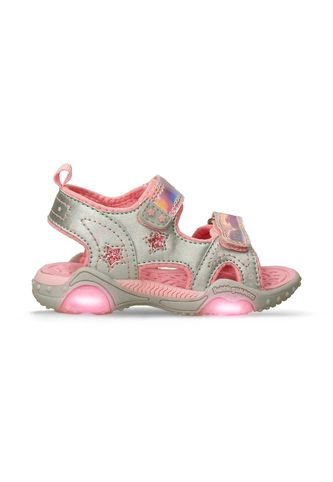 Bubblegummers - Sandalias Plateado-Rosado Bubblegummers Pura Niña