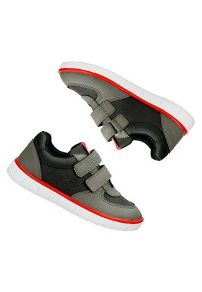 Tenis Casuales Gris Bubblegummers Nate Niño