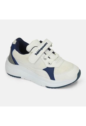 Tenis Infantil Para Niño Bubblegummers Blanco Tobias 22-25