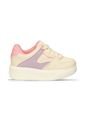 Tenis Casuales Beige-Lila Bubblegummers Nyat Niña de Bubblegummers