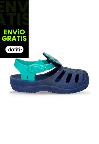 Sandalias Bebé Para Niño Bubblegummers Azul-Verde Rodriguez Bubblegummers