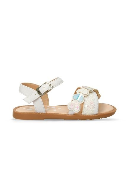 Sandalias Blanco Bubblegummers Nona Niña