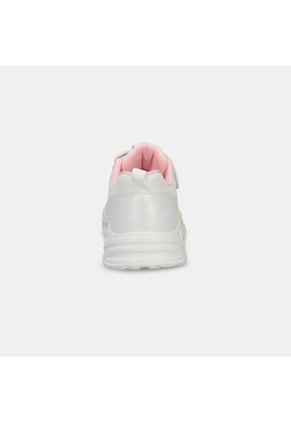 Tenis Con Luces Infantil Para Niña Bubblegummers Blanco Ultramar 22-25