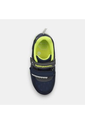 Tenis Infantil Para Niño Bubblegummers Azul Thiago Neon 22-25