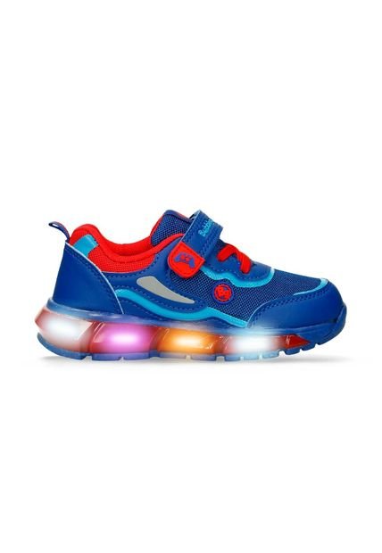 Tenis Casuales Azul-Rojo Bubblegummers Neutro Niño