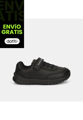 Tenis Escolares Infantil Para Unisex Bubblegummers Negro 22-25
