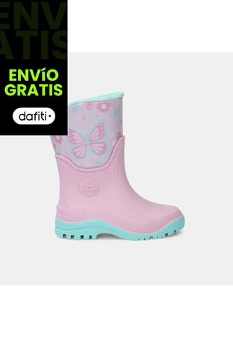 Bota De Lluvia Para Niña Bubblegummers Cereza Ursula Bubblegummers