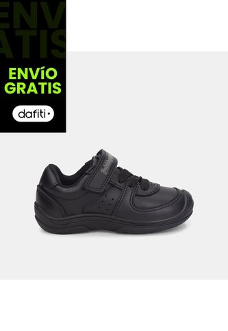 Tenis Escolares Para Niños Bubblegummers Negro Viento Bubblegummers