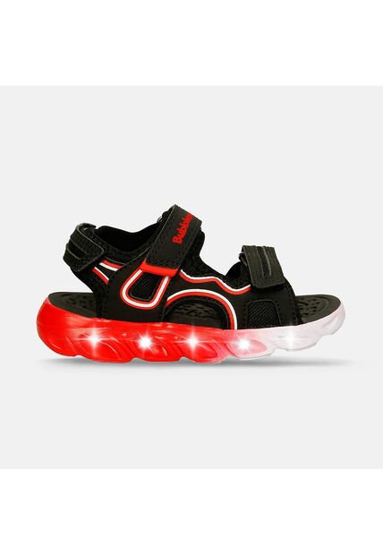 Sandalia Infantil  Para Niño Bubblegummers/Disney Negro Nailon L  6Mickey 22-25