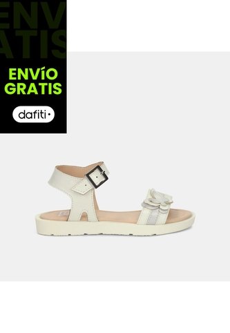 Sandalia Para Niña Bubblegummers Gris Tindra Bubblegummers