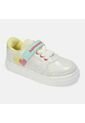 Tenis Con Luces Infantil Para Niña Bubblegummers Blanco Ultramar 22-25 de Bubblegummers