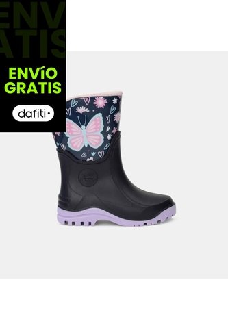 Bota De Lluvia Para Niño Bubblegummers Navy Ursula Bubblegummers