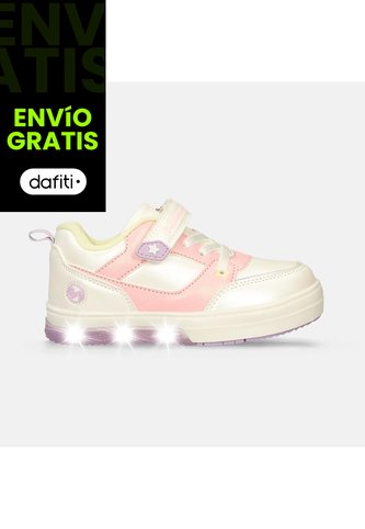 Tenis Con Luces Para Niña BubblegummersSoraida Bubblegummers