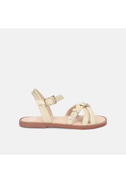 Sandalias Para Niña Bubblegummers Beige Mary First Step