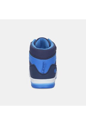 Bota Con Luces Para Niño Bubblegummers Azul Neon